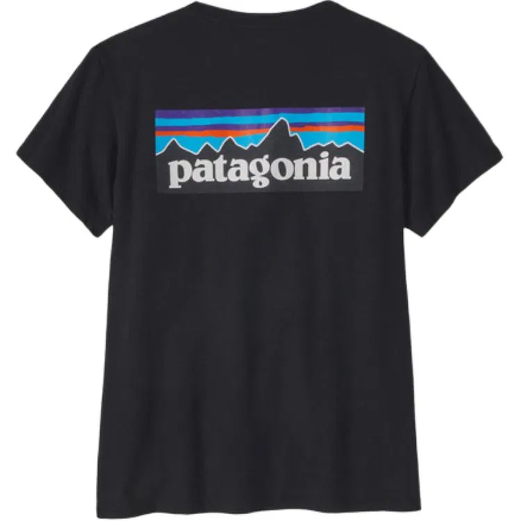 Женская футболка с принтом Patagonia Responsibili Tee, White — фото 3