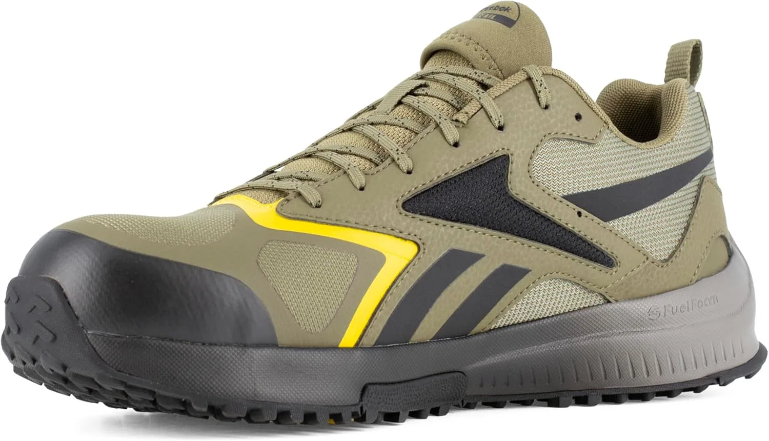 Мужские кроссовки Reebok Lavante Trail 2, Army Green, Black, Yellow — фото 4