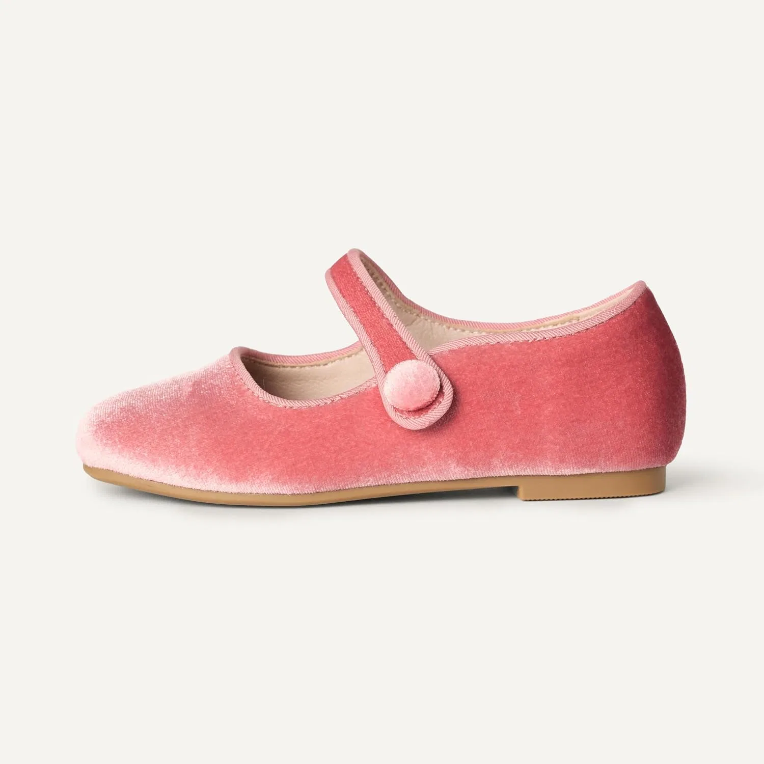 Детские балетки для девочек Mary Jane Ballet Flat Shoes Amazon Essentials, Pink — фото 4