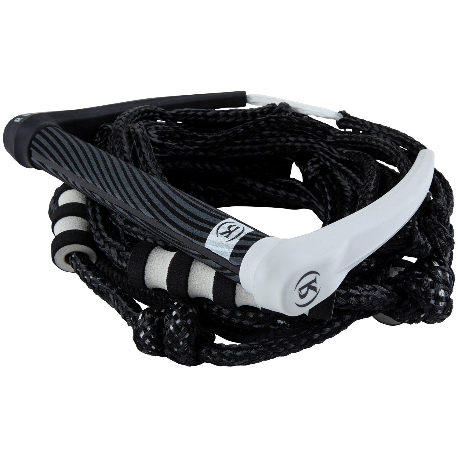 

Комплект фал рукоятка Ronix 11 дюймов Handle + 25ft 5-Section Silicone, черный/белый