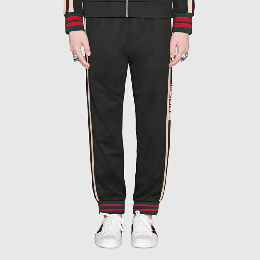 Брюки Gucci Technical Track Pants, черный