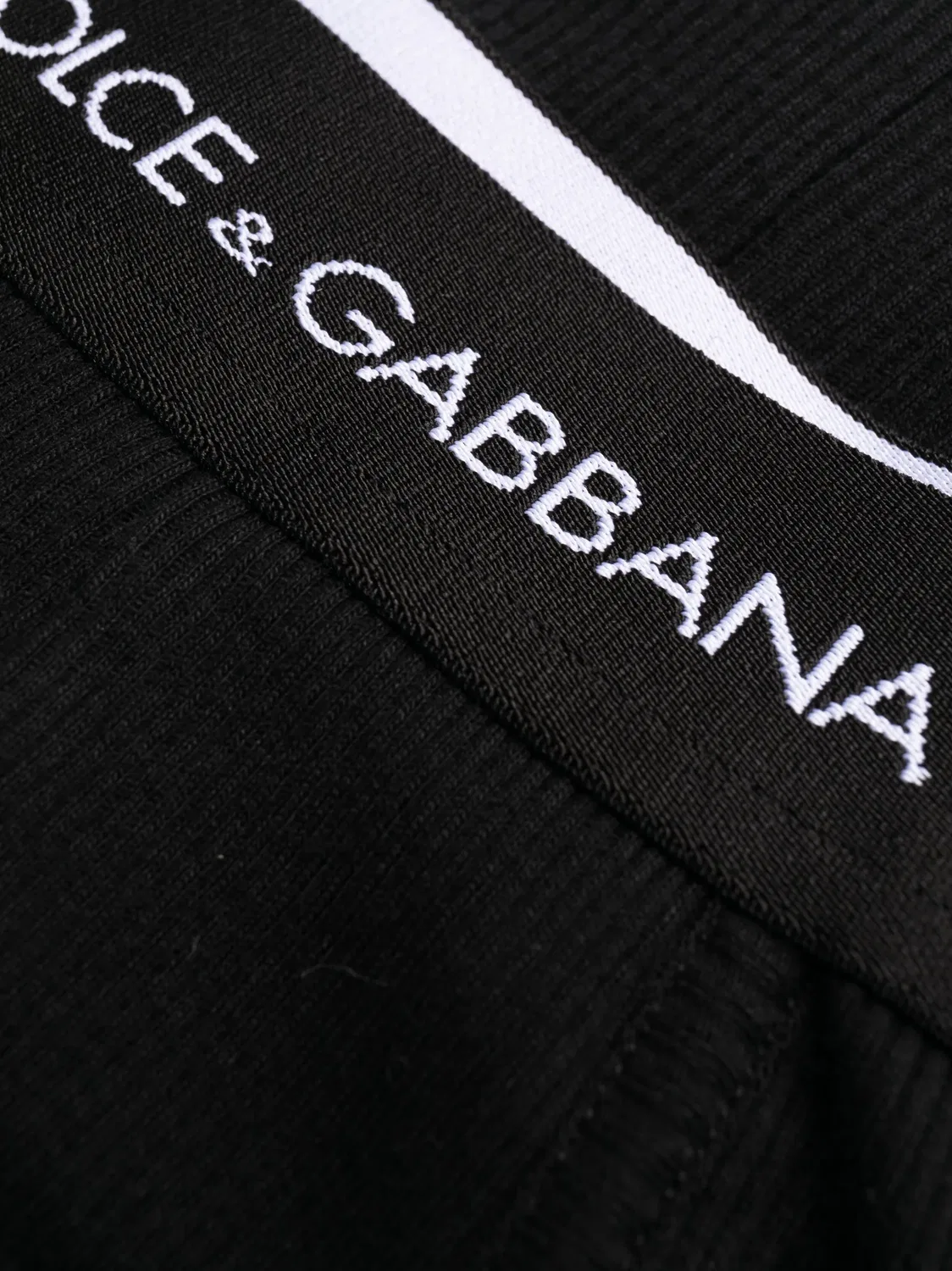 Dolce & Gabbana Трусы-боксеры хлопковые, черные — фото 3