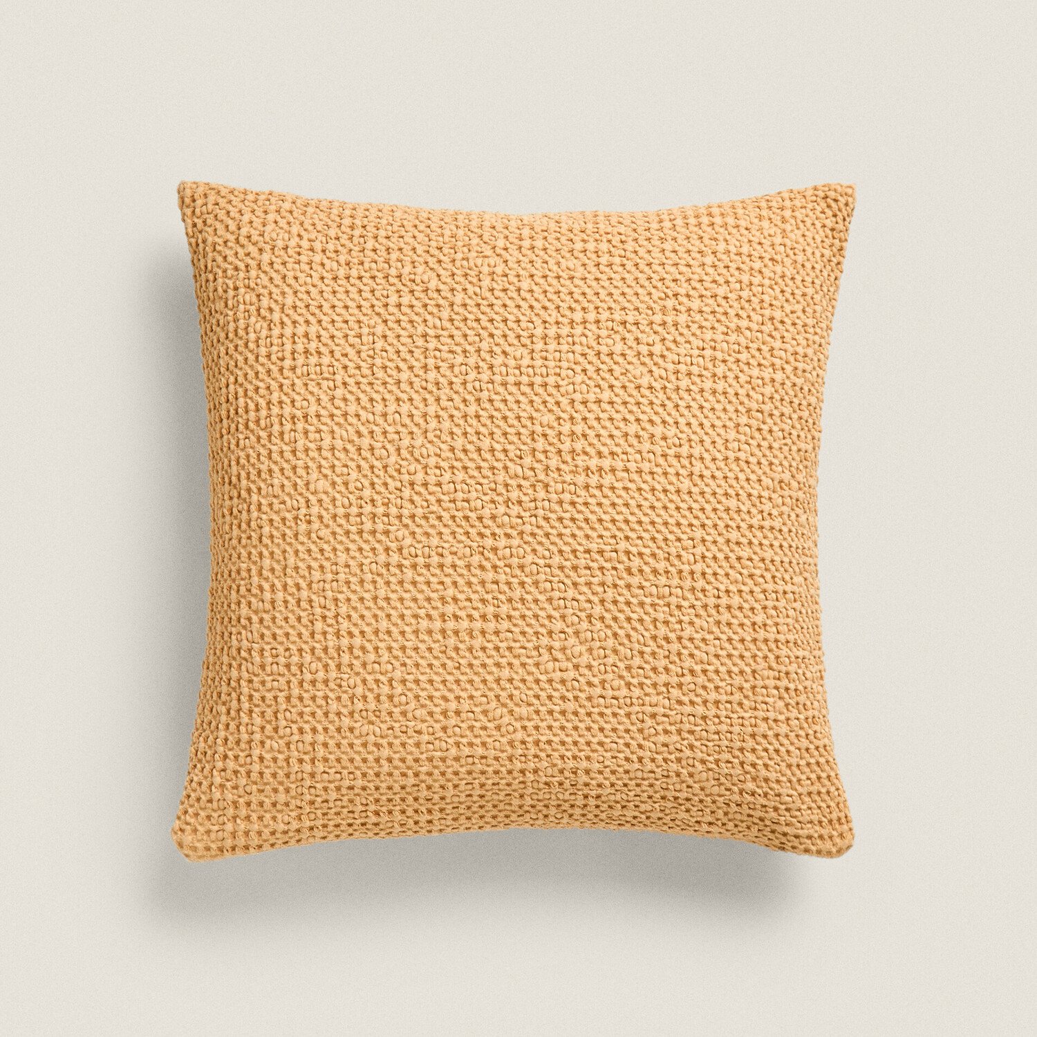 

Чехол для подушки Zara Home Waffle-knit, 50х50 см, горчично-желтый