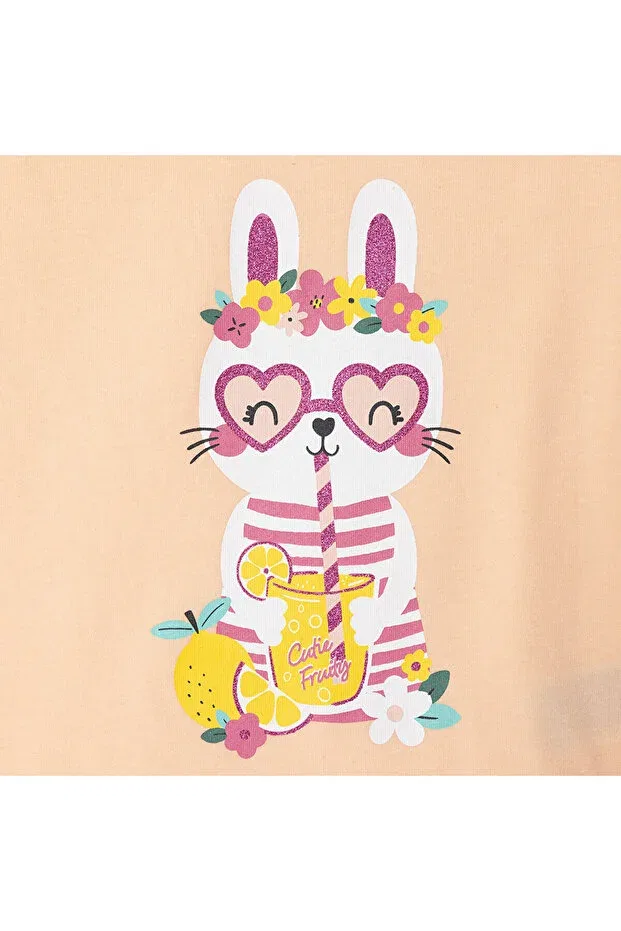 Детская футболка для девочек с принтом Hellobaby Hellobaby, Salmon Ebebek Hello Baby — фото 3