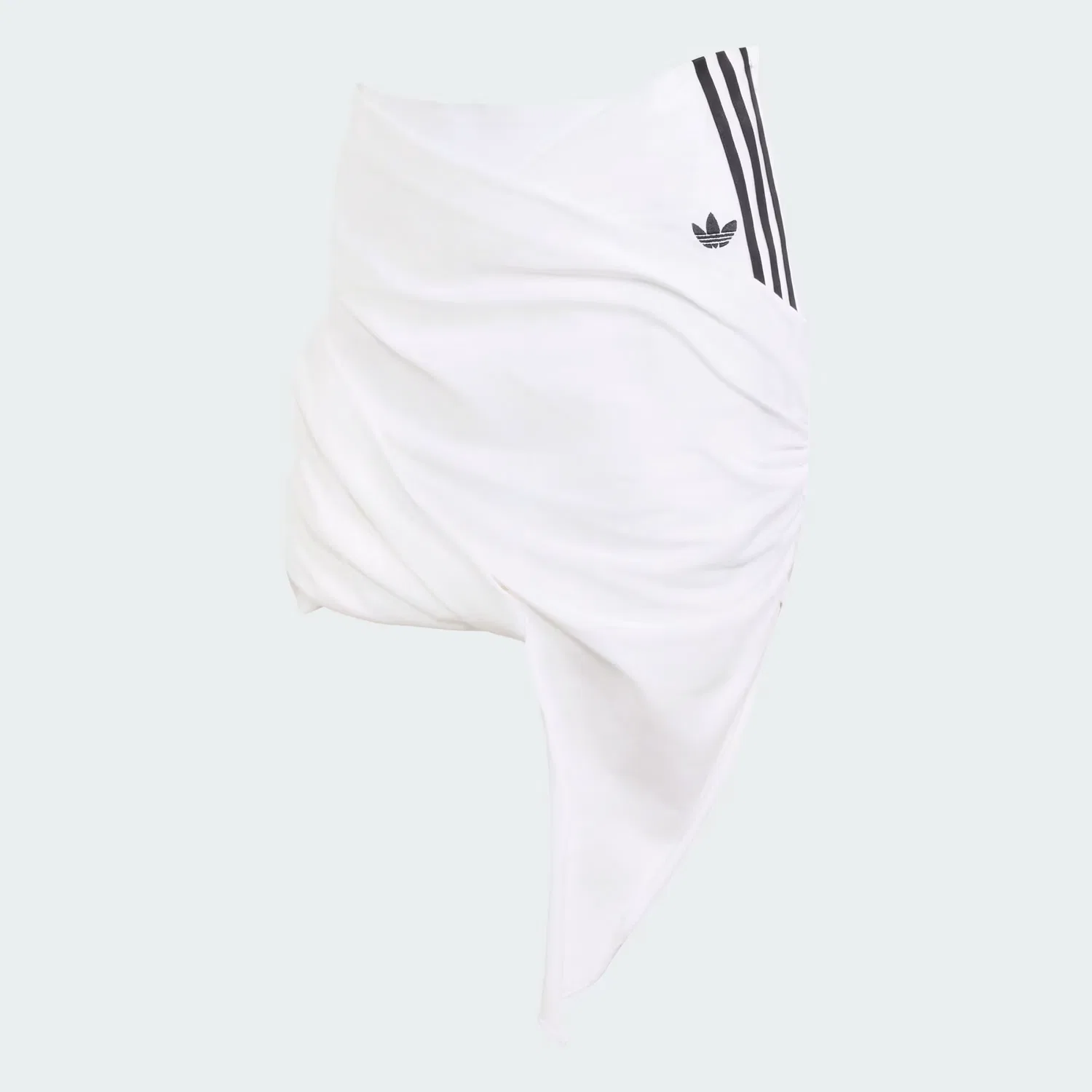 Женская юбка с запахом в складку, комплект 2-в-1 с шортами, jennie wrap-around skirt Adidas Originals, белый