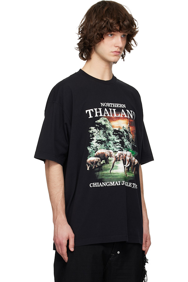 Туристическая футболка «Таиланд» Vetements, черный — фото 2