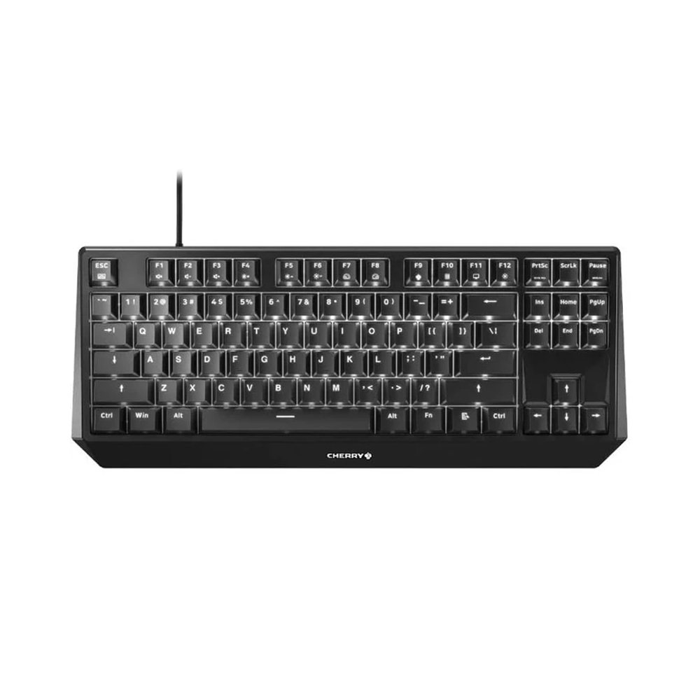 

Игровая клавиатура Cherry MX 1.0 TKL, проводная, Cherry MX Blue, чёрный