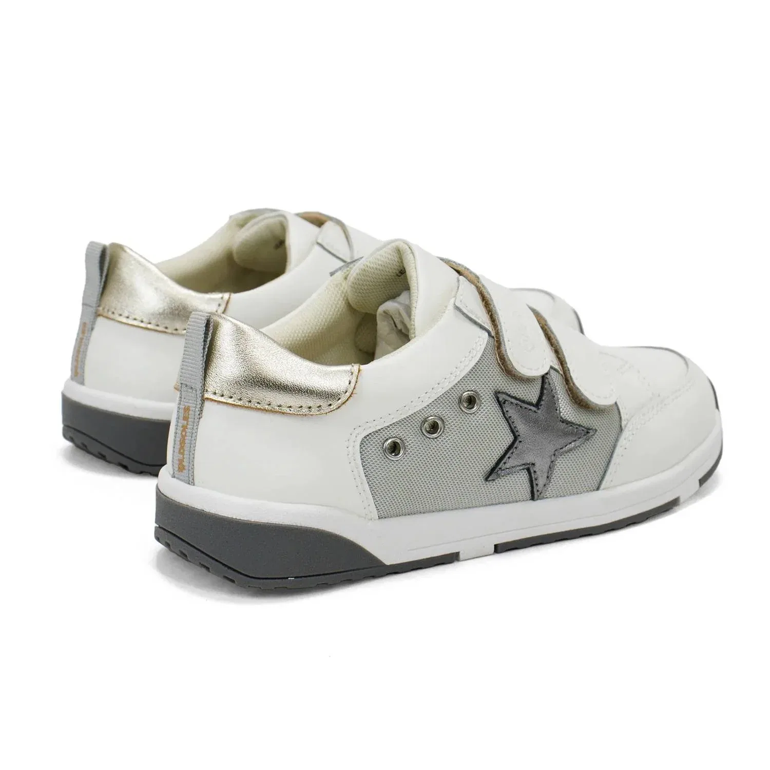Детские кроссовки для девочек с застежкой Star Squad Old Soles, White — фото 4