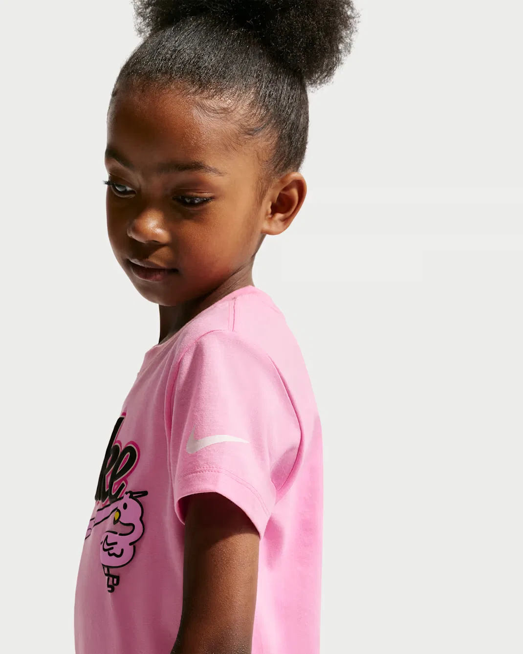 Детская футболка Connected Nike, Pink Rise — фото 2