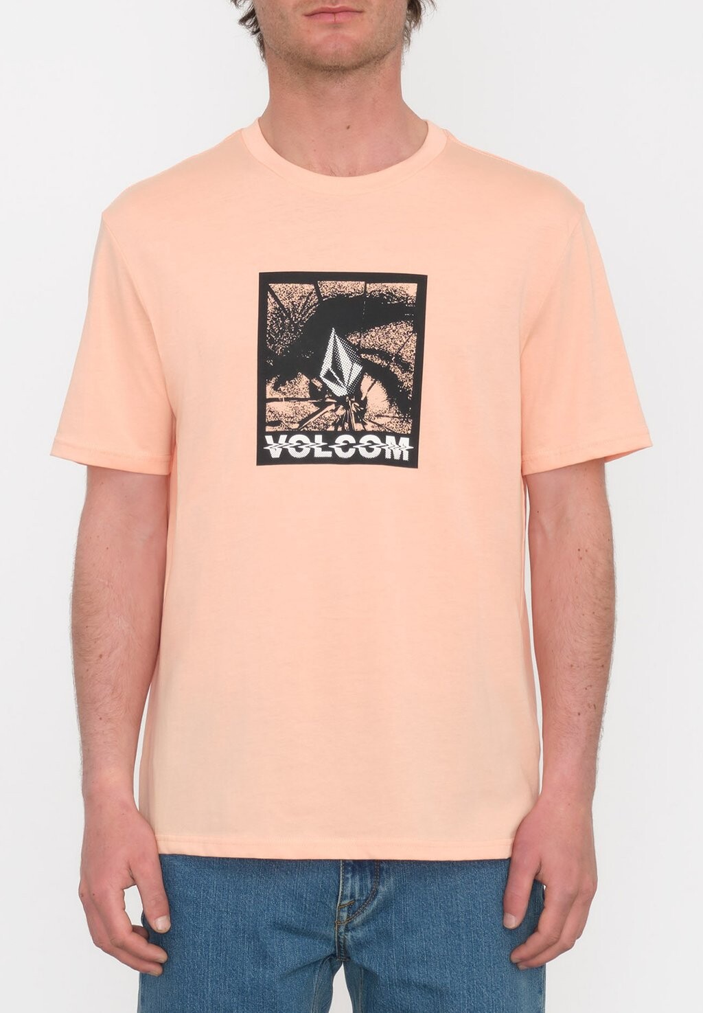 

Футболка с принтом OCCULATOR BSC SST Volcom, цвет salmon