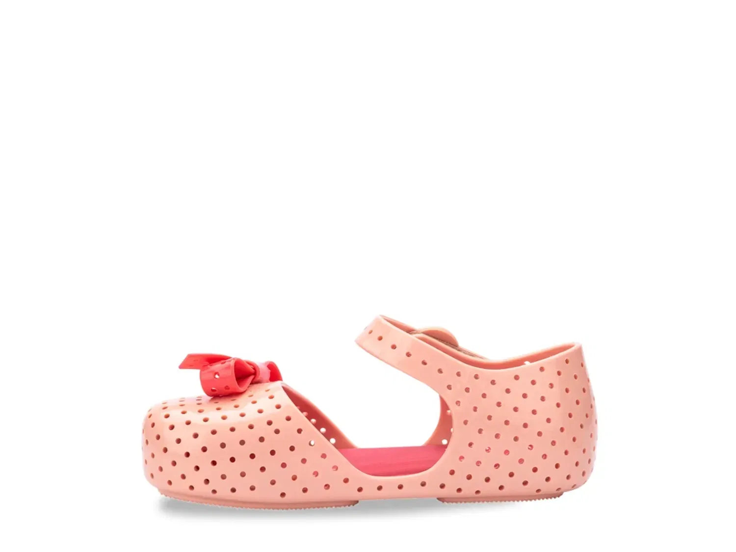 Туфли с вишневым декором Furadinha Pop Mini Melissa, розовый/кремовый/тауп — фото 2
