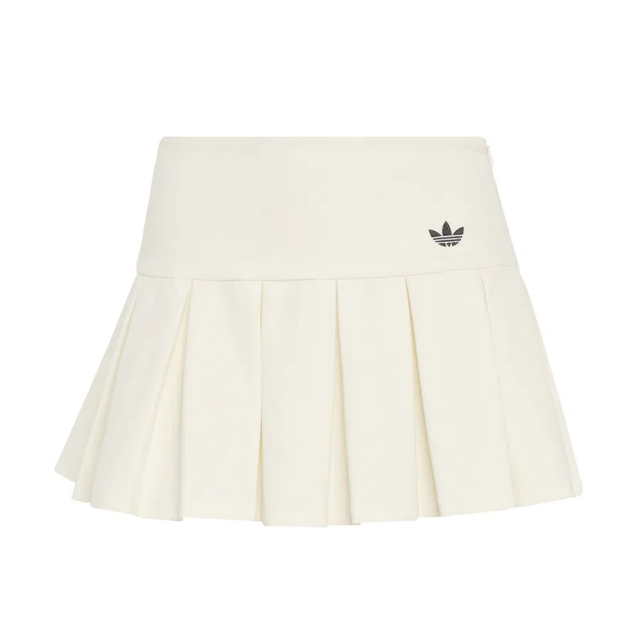 Юбка ADIDAS ORIGINALS 'LOW WAIST SPORT' в натуральном белом цвете