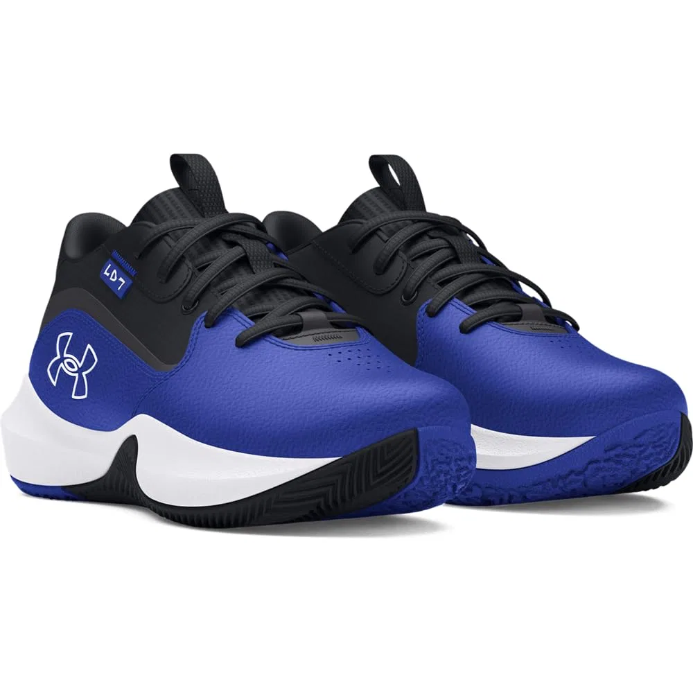 Детские кроссовки для мальчиков с принтом Lockdown 7 Under Armour, Azure — фото 2
