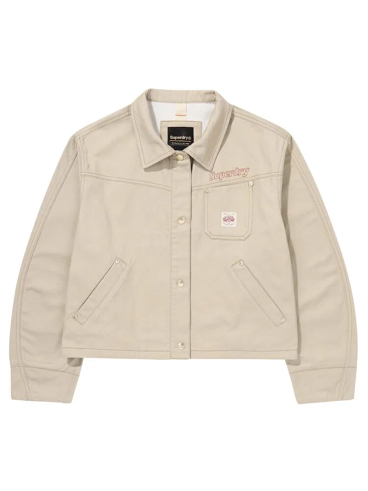 Жакет Work SUPERDRY, Light Beige — фото 3