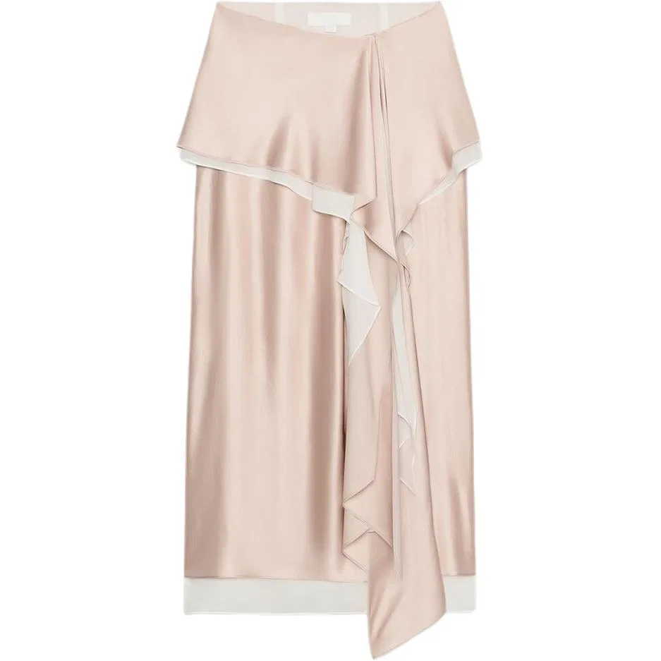 Женская юбка миди без рукавов ZARA, Light Pink