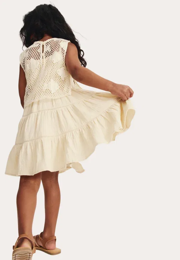 Платье хлопковое day dress Marks & Spencer, buttermilk — фото 2