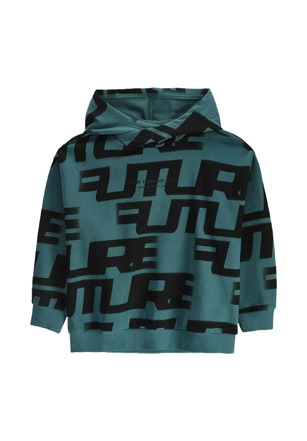 Толстовка Kapuzenpullover - худи Coccodrillo, Turquoise