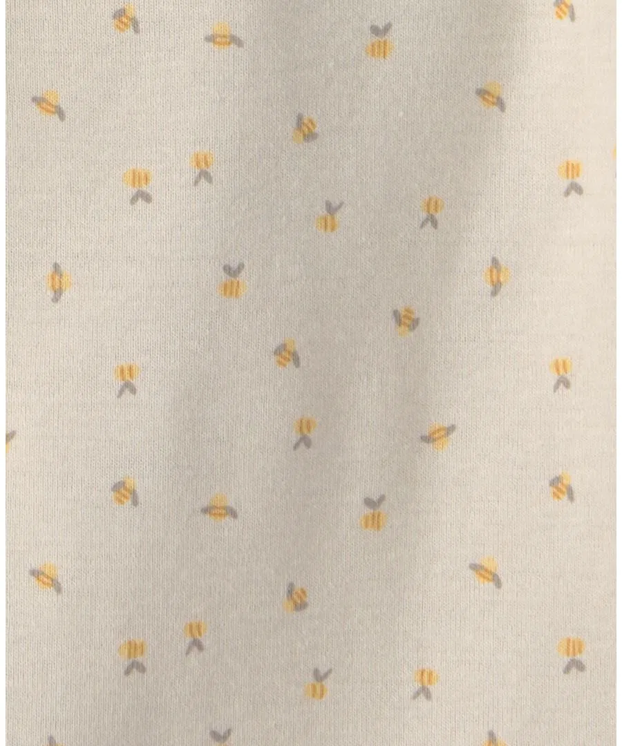 Комплект боди с коротким рукавом, с принтом, 5 предметов Carter's, Blue/Yellow/Cream — фото 2