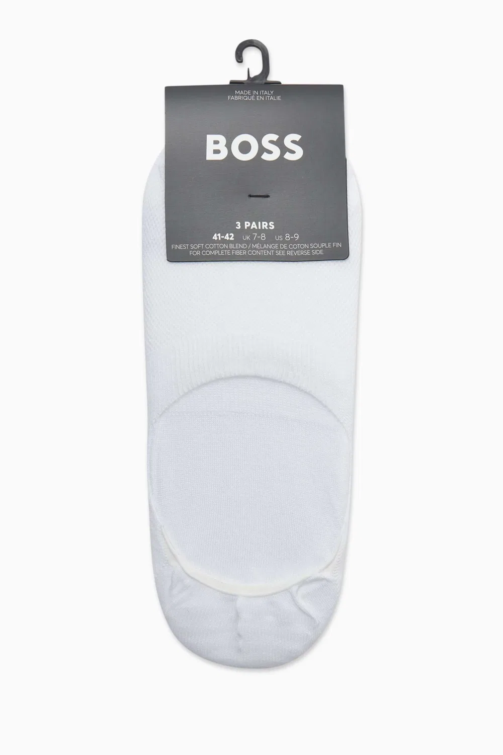 Носки-невидимки из хлопковой смеси комплект из 3 пар BOSS