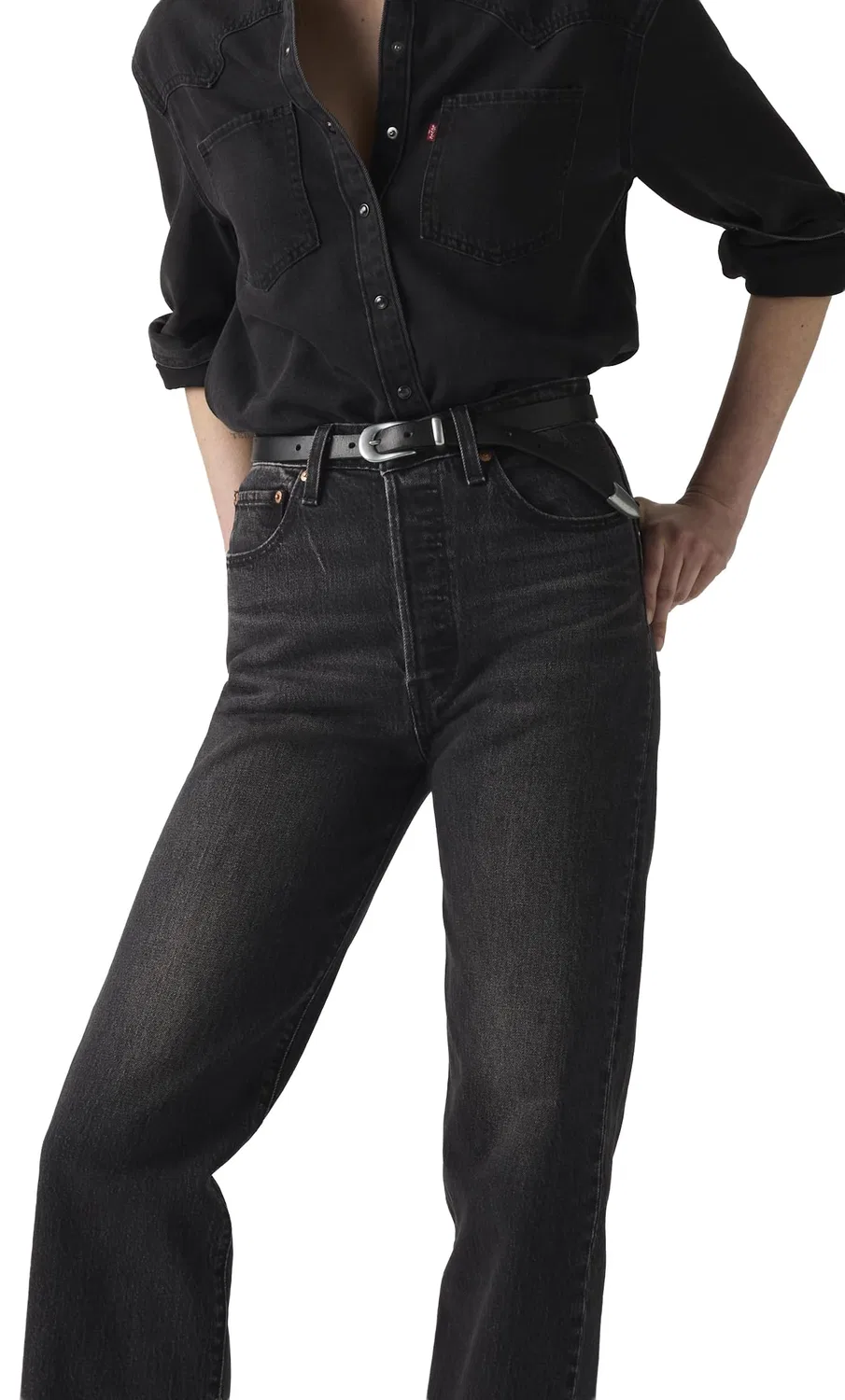 Женские джинсы прямого кроя Ribcage Straight Ankle Levi's, Nan