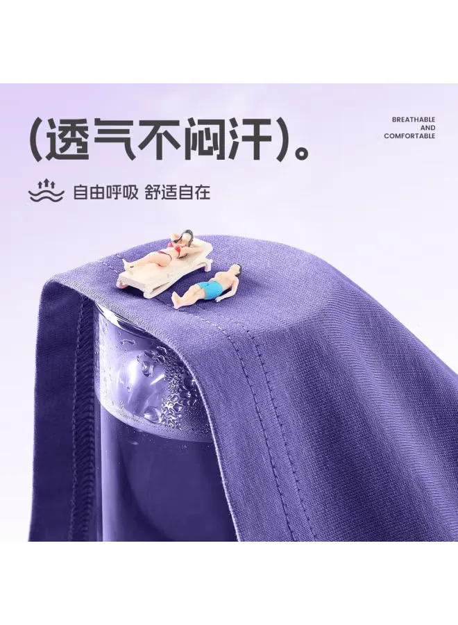 Футболка с принтом воздушного шара для девочек Jeanswest, темно-фиолетовый — фото 4