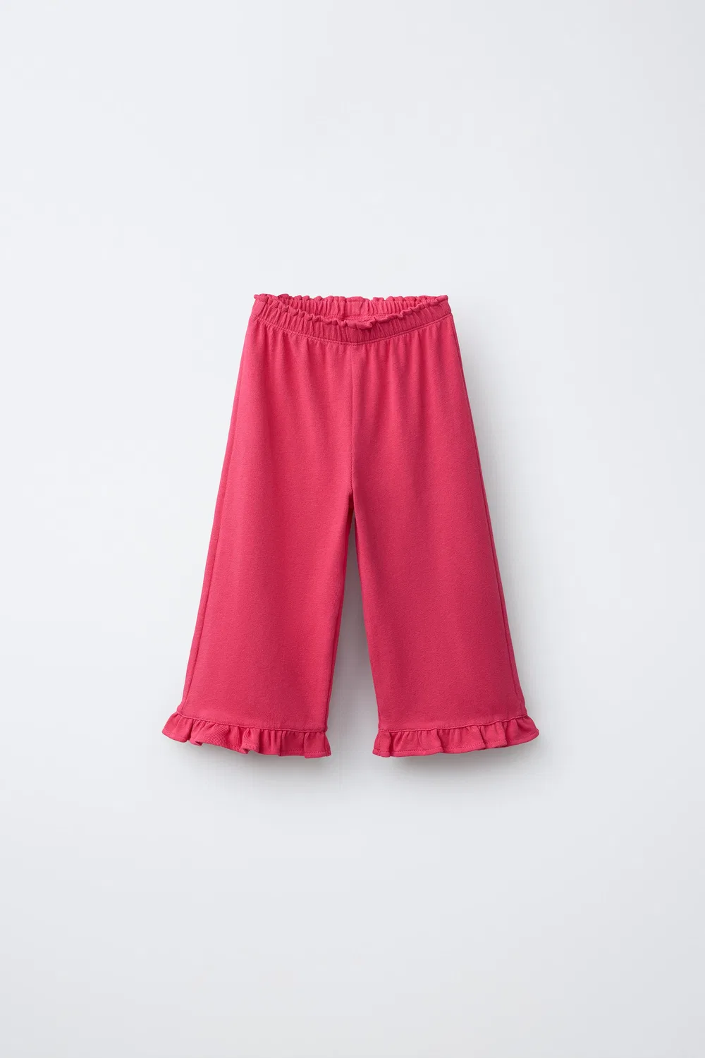 Кюлоты с оборками ZARA, Raspberry