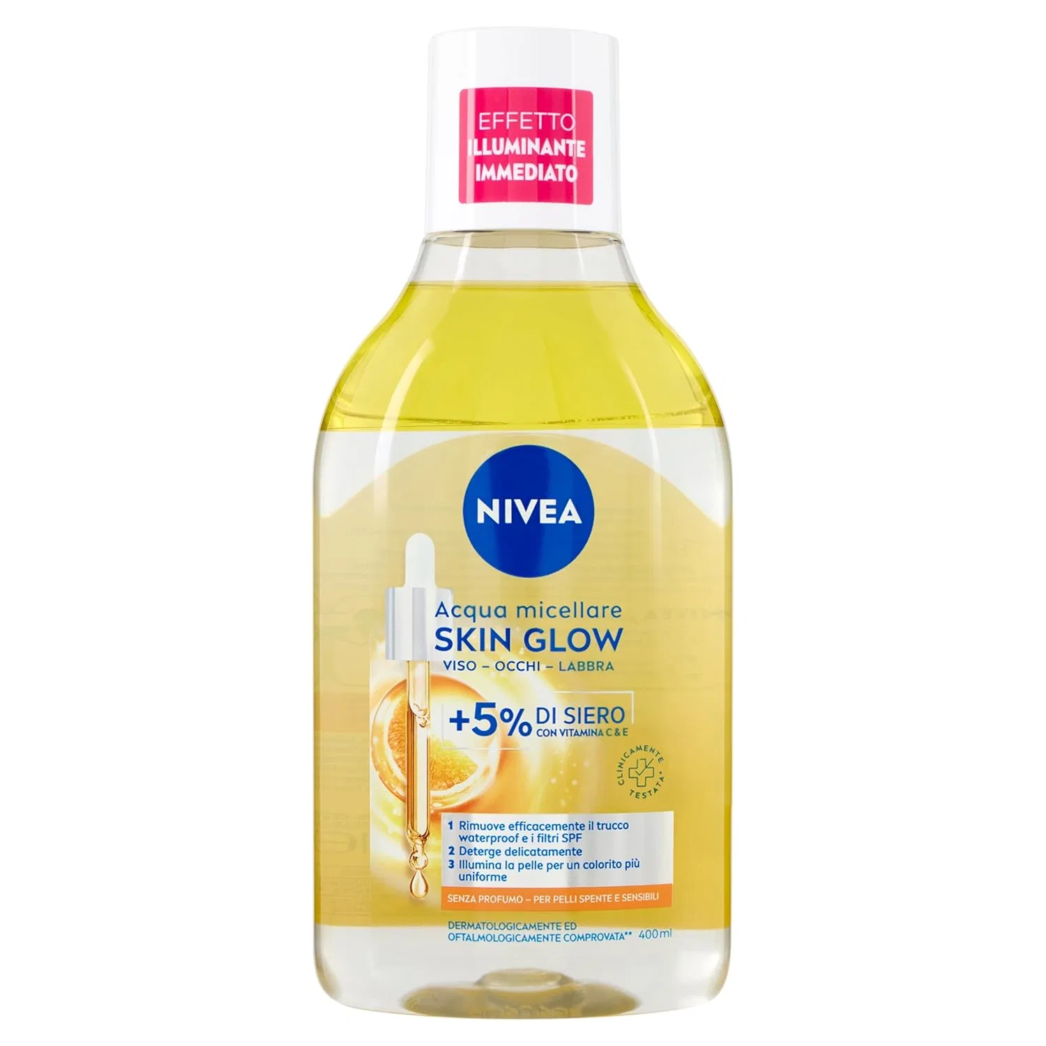 Мицеллярная вода NIVEA Skin Glow, 400 мл