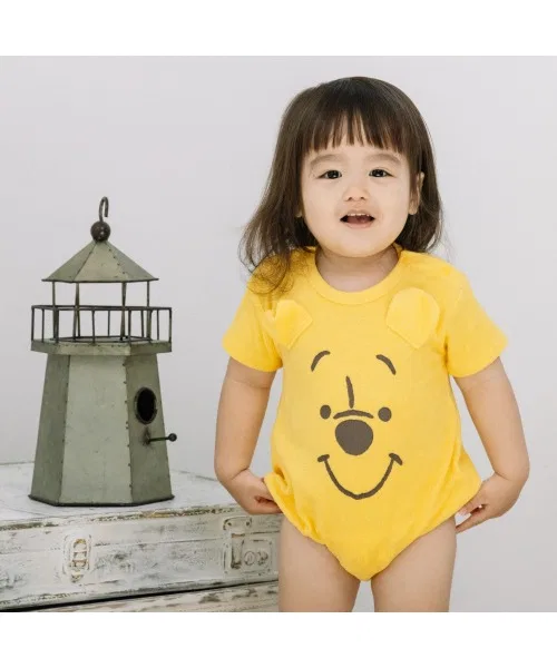 Детский боди-комбинезон с коротким рукавом с принтом Winnie the Pooh Toys"R"Us/Babies"R"Us, Желтый