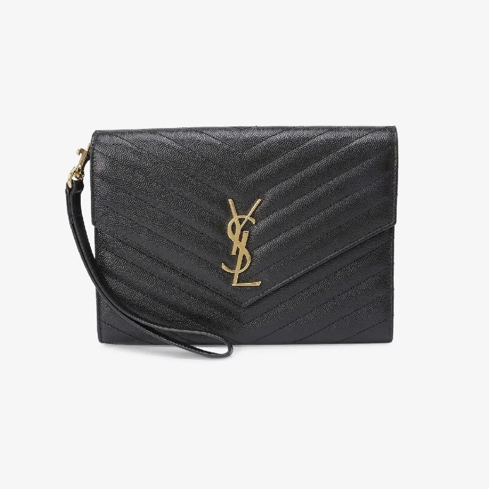 

Клатч SAINT LAURENT Envelope pouch, черный