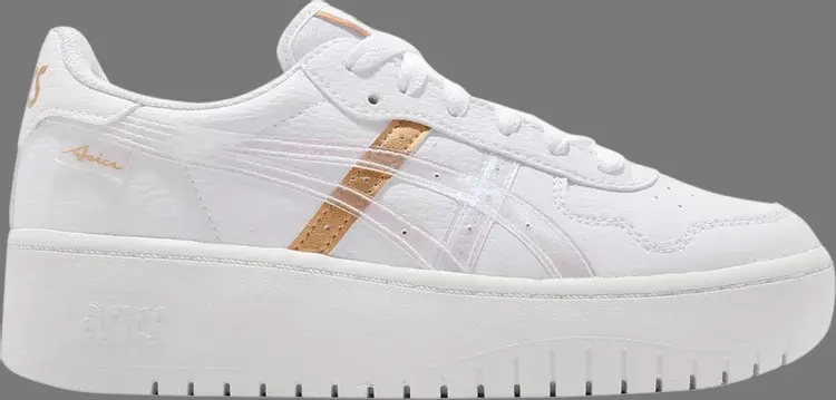 

Кроссовки wmns japan s pf 'white pure gold' Asics, белый