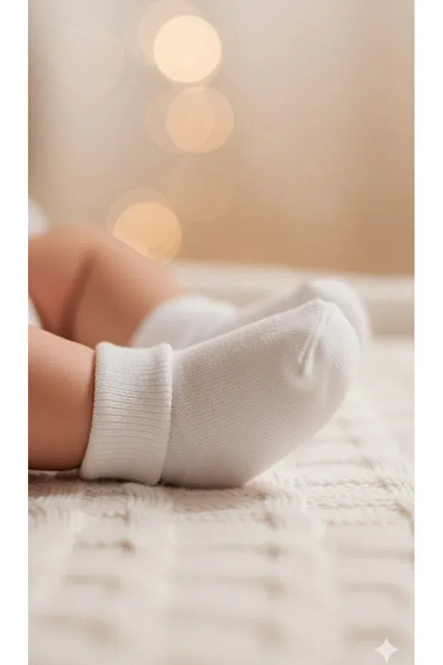 Детские носки-следки хлопковые набор 9 шт Baby Socks, Blue — фото 3