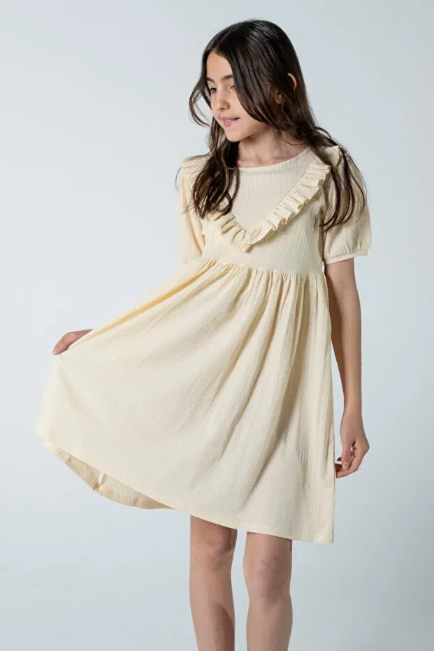 Детское платье для девочек хлопковое Kyron, Nude Color