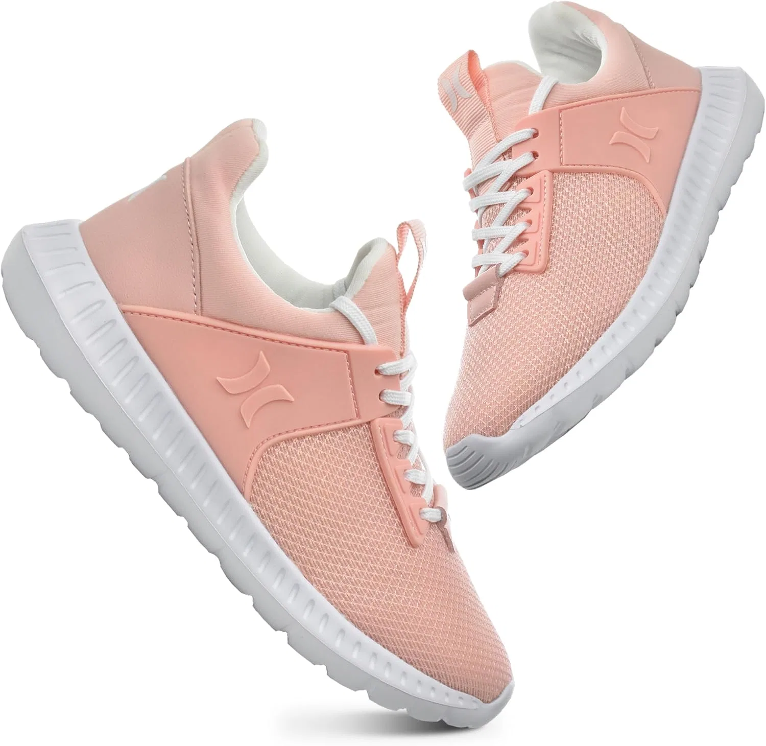 Детские кроссовки для девочек и мальчиков с принтом Kiwi Hurley, Pink/White