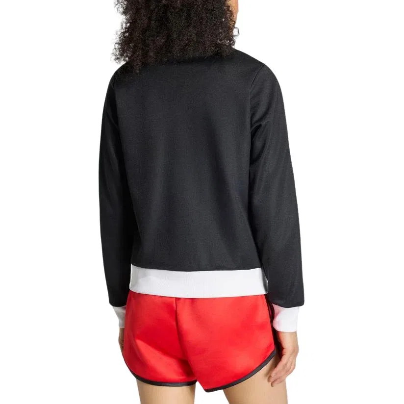Женская куртка Classic Track Top Asia Sizing 'Black White' adidas, Black White — фото 2