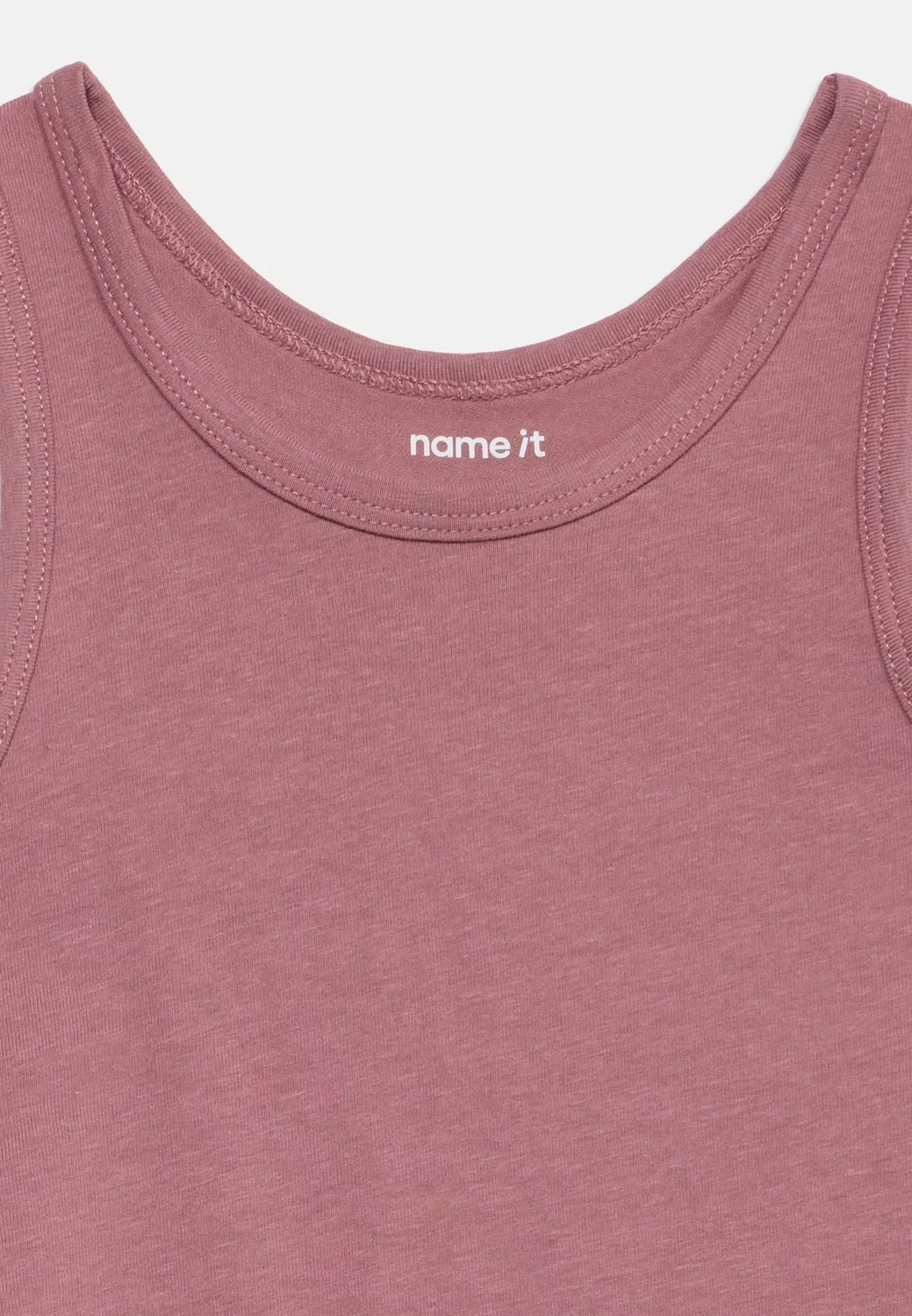 Nmftank top 2pack violetflower noos - undershirt Name It, Violet Icepack:W/ Wistful Mauve — фото 4