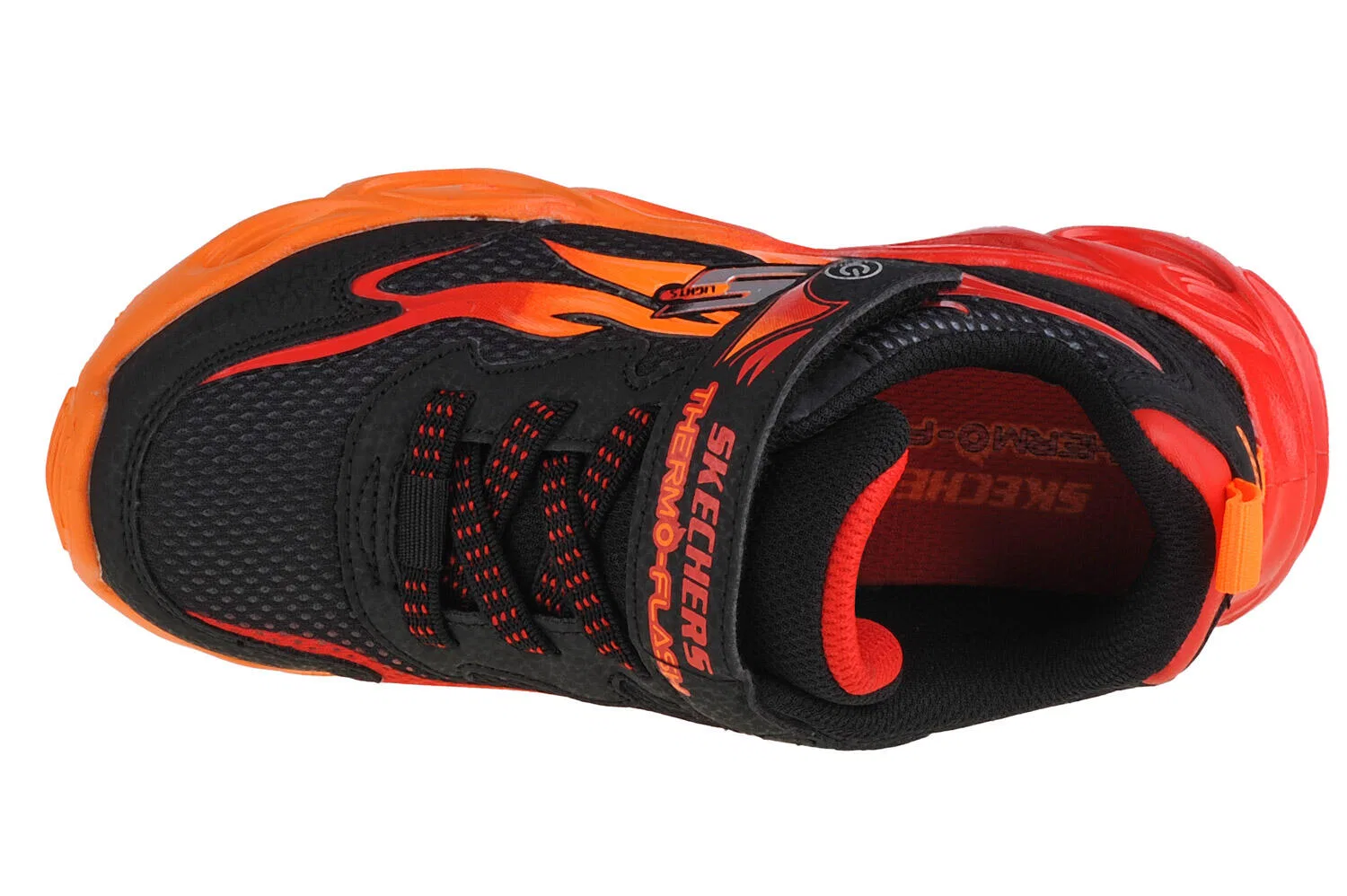 Детские кроссовки для мальчиков со светящейся подошвой Thermo Flash - Heat-Flux Skechers, Schwarz — фото 3