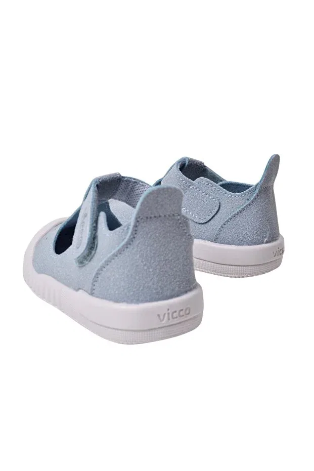 Детские ботинки для девочек джинсовые Vicco, Blue — фото 4
