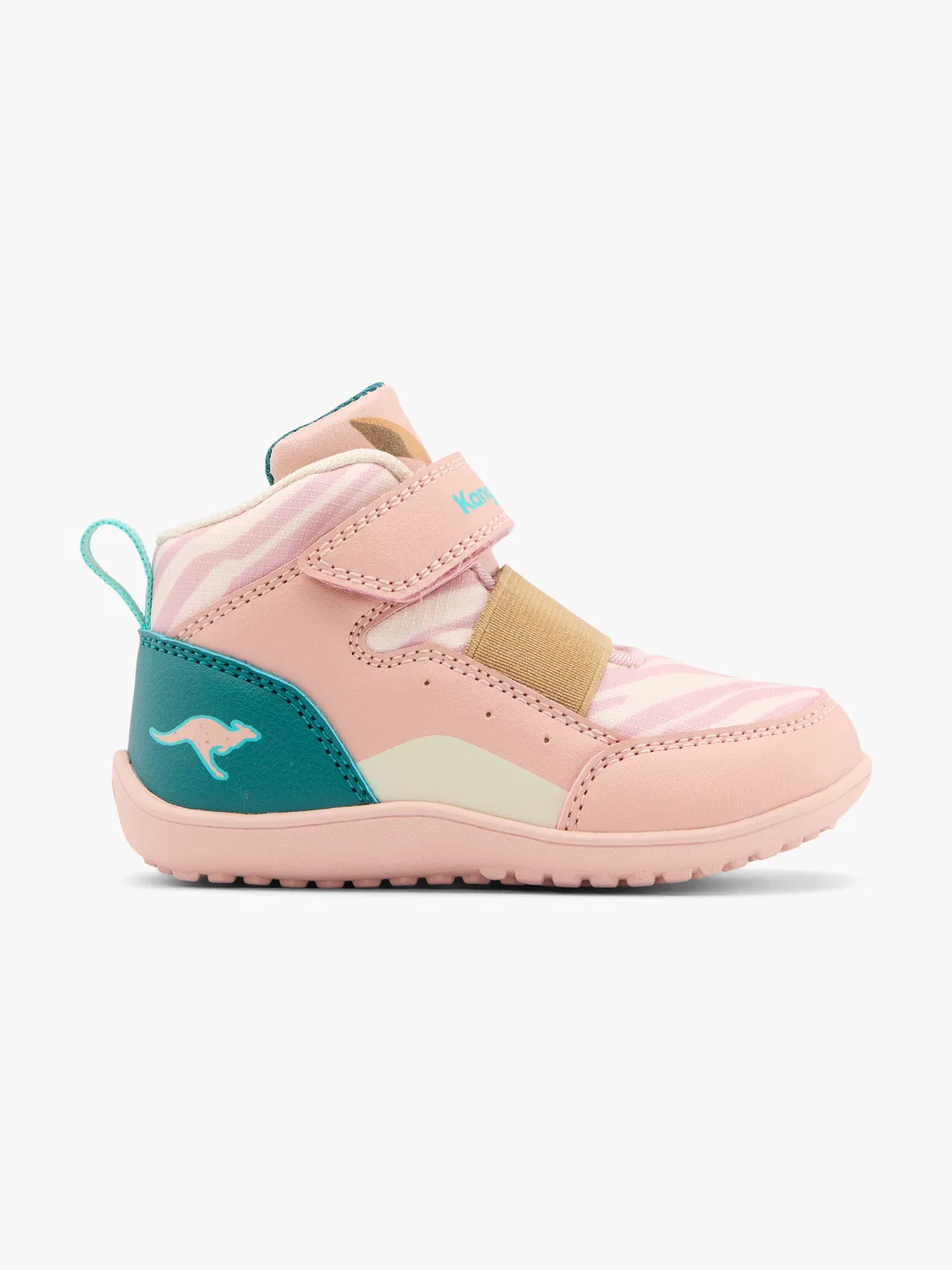 Детские кроссовки высокие KangaROOS, розовый