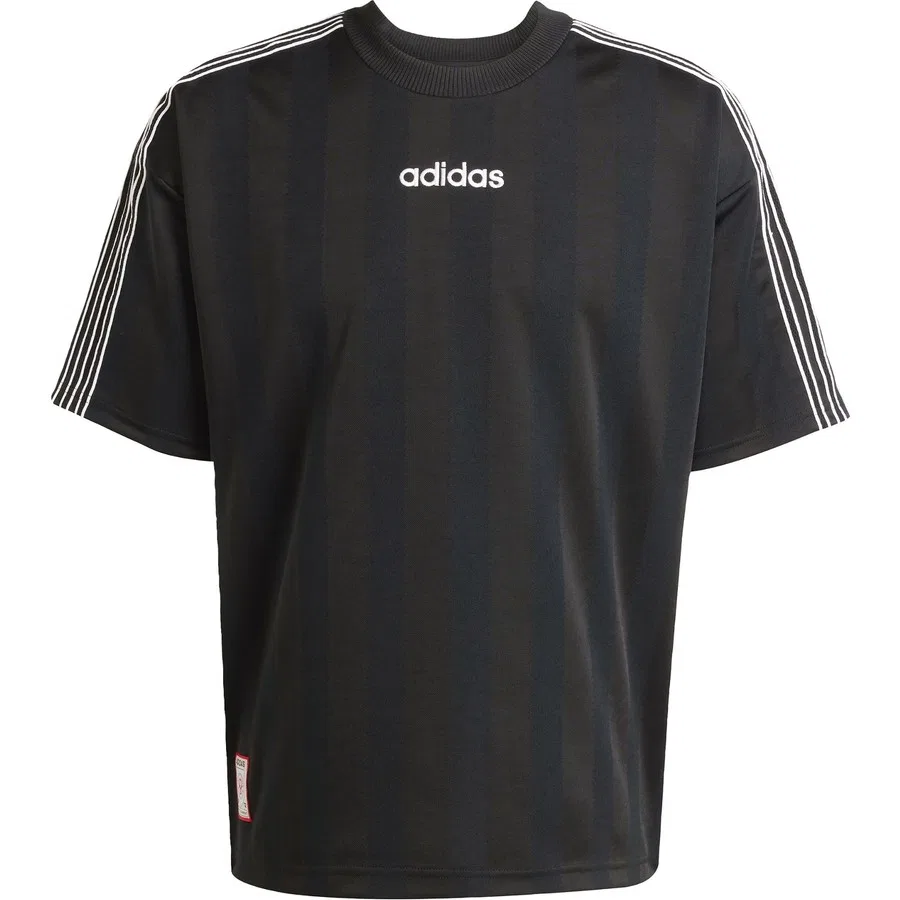 Спортивная футболка с принтом 90s Stripe Jersey adidas, Черный — фото 3