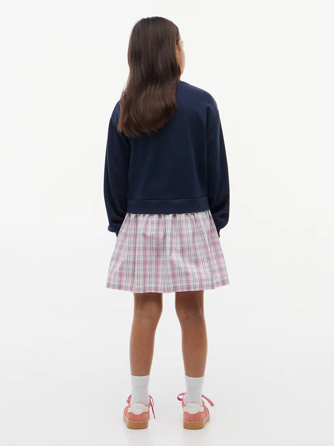 Платье Tommy Hilfiger Essential темно-синего цвета — фото 4