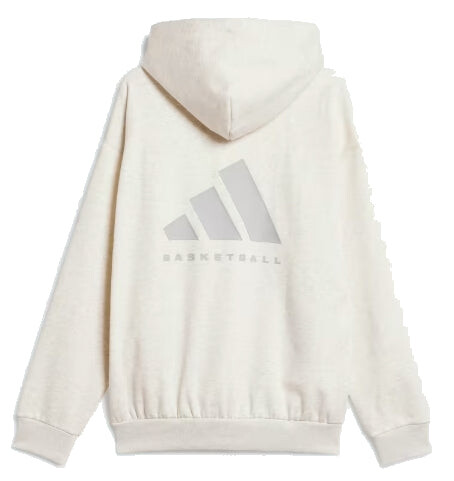 Толстовка баскетбольные Толстовка азиатские размеры Adidas, белый — фото 2