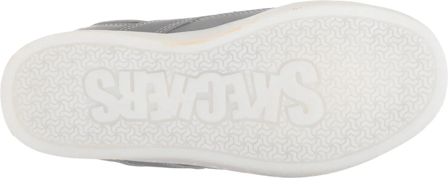 Детские кроссовки для мальчиков с высоким верхом E-pro- Show Stopper Skechers, Silver Black Slbk — фото 4