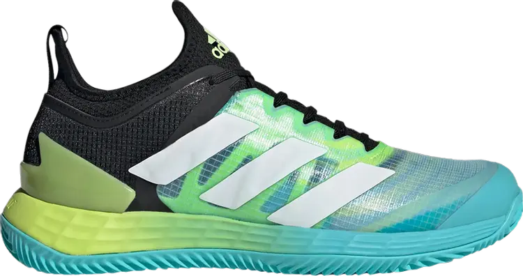 

Кроссовки Adidas Wmns Adizero Ubersonic 4 Clay Court 'Black Pulse Lime', черный