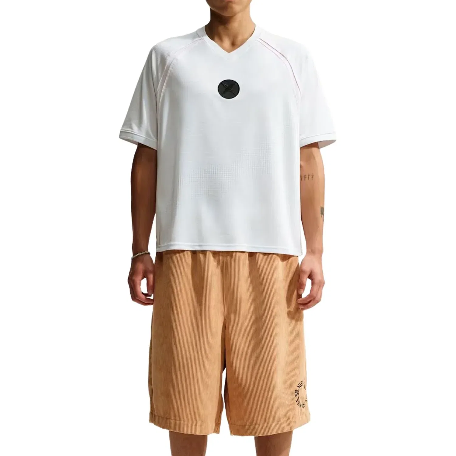 Мужская игровая майка для скейтбординга SB x Yuto Horigome Skate Jersey Asia Sizing 'White' Nike, белый — фото 3