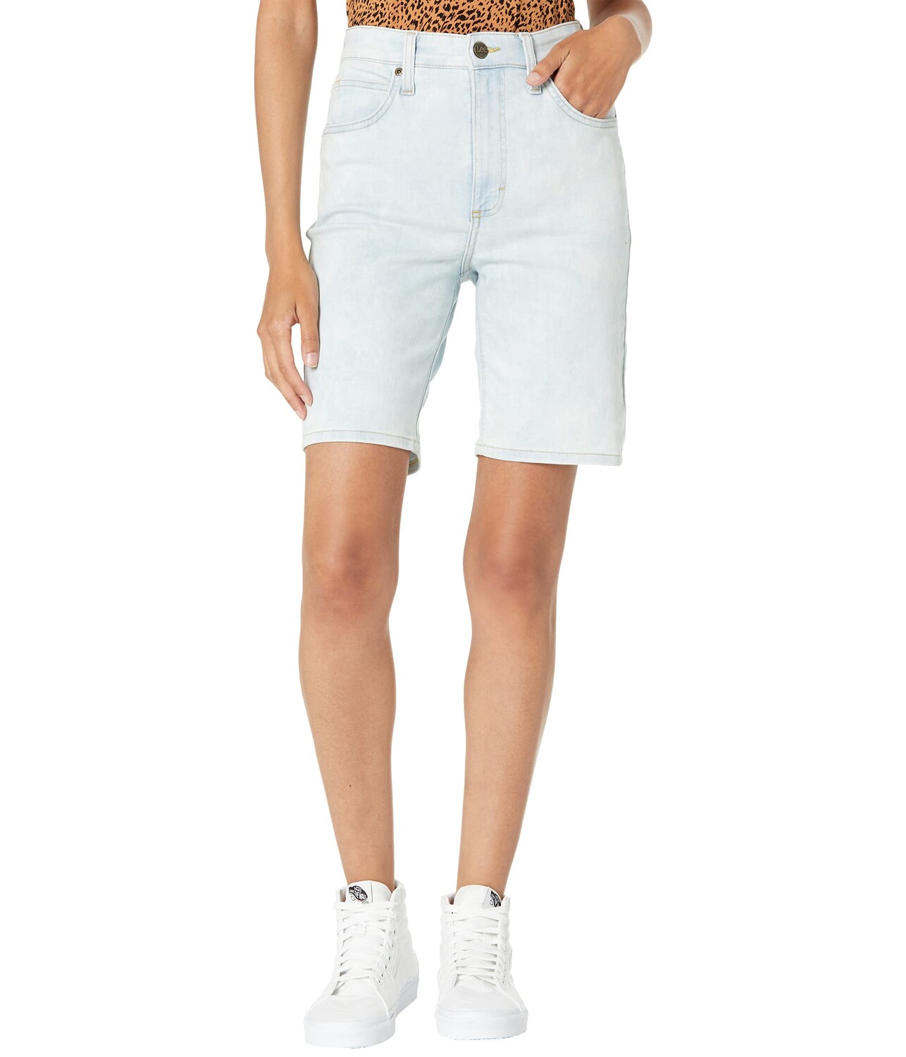 

Шорты Lee, High-Rise Slim Fit Bermuda
