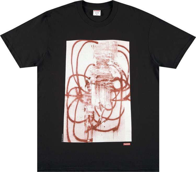 

Футболка Supreme x Christopher Wool 2001 Tee 'Black', черный