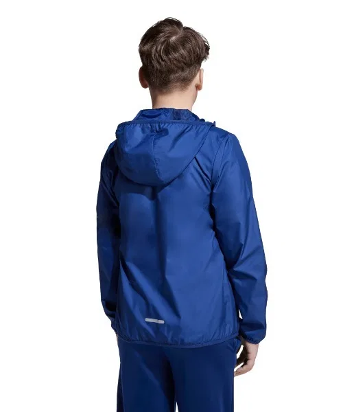 Детский ветрозащитный куртка с капюшоном Tiberio Adidas, Navy — фото 3