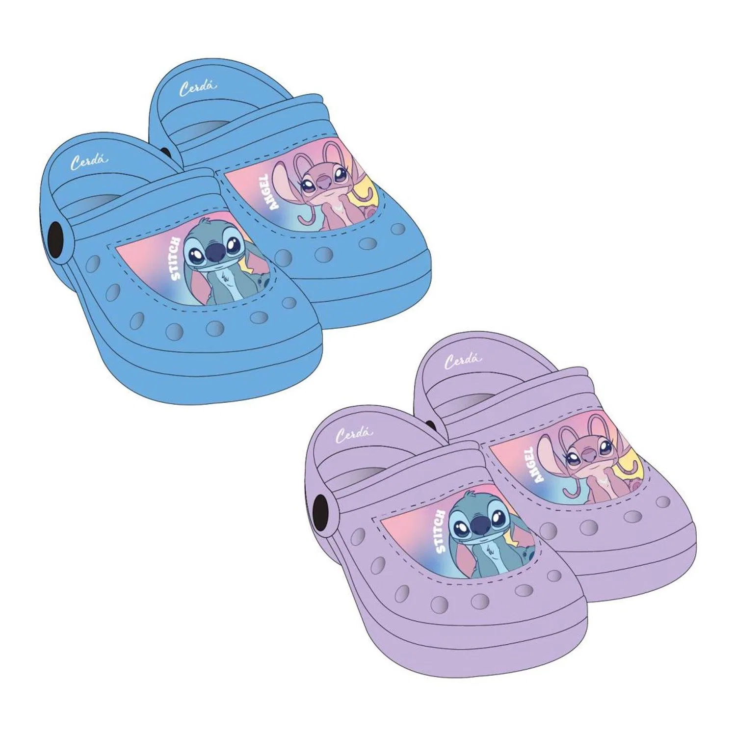 Детские сабо Stitch Cerda, Hellrosa