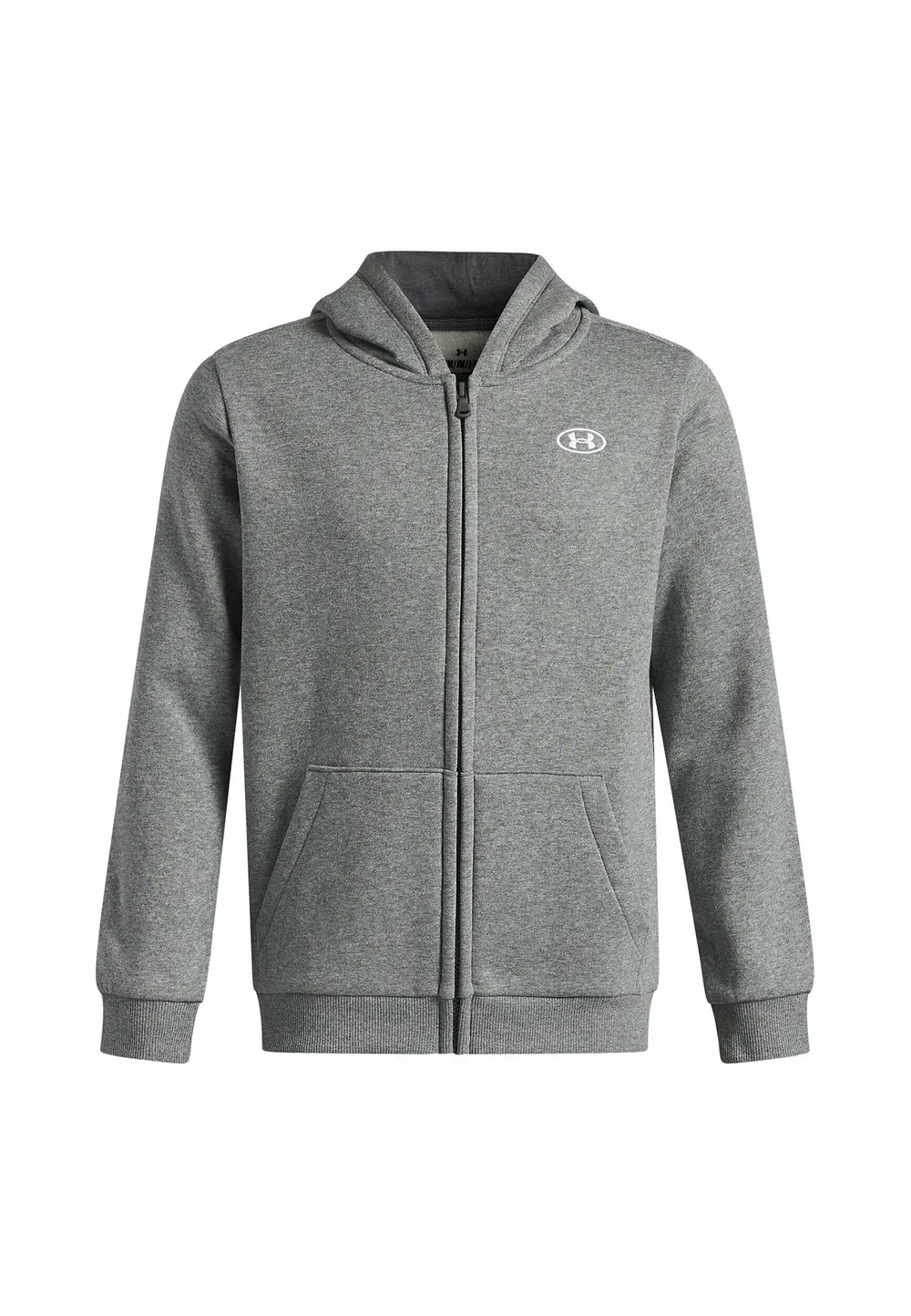 Флисовая толстовка Rival на молнии Under Armour, Castlerock Light Heather