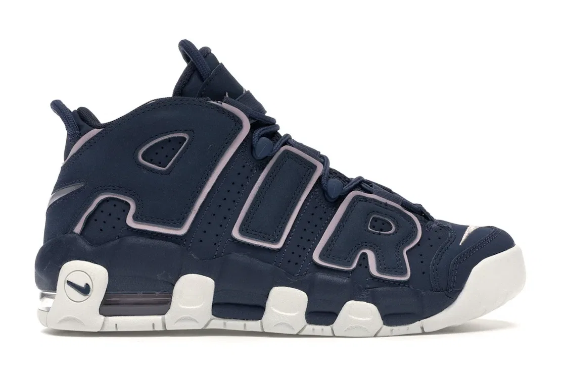 Детские кроссовки Lifestyle Nike Air More Uptempo Nike, Thunder Blue/Summit White-Particle Rose